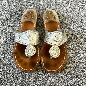 Silver Jack Rogers sandals size 7